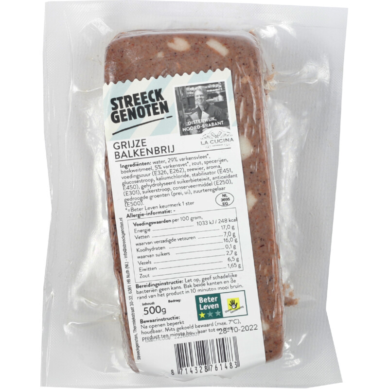 Een afbeelding van Streeckgenoten Brabantse balkenbrij