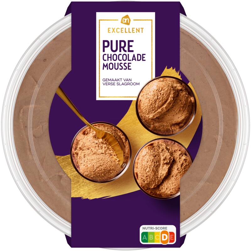 Een afbeelding van AH Excellent Pure chocolade mousse