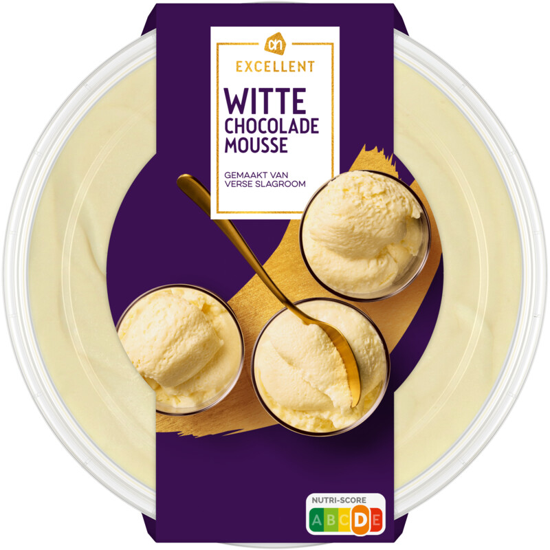 Een afbeelding van AH Excellent Witte chocolade mousse