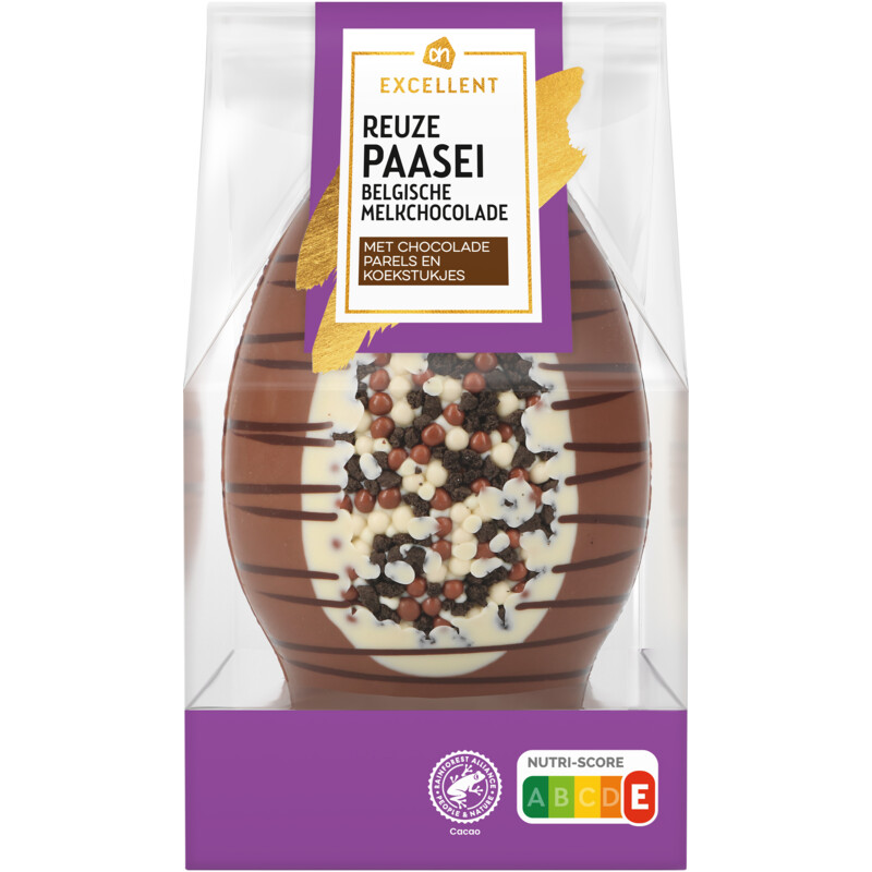Een afbeelding van AH Excellent Reuze paasei Belgische melkchocolade