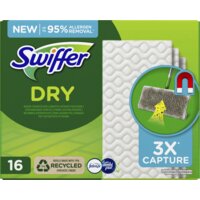 Een afbeelding van Swiffer Dry vloerdoekjes navulling ambi pur