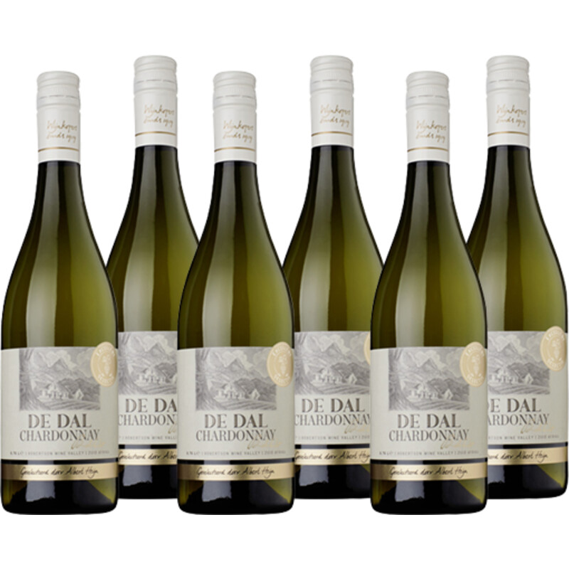 Een afbeelding van AH Excellent De Dal chardonnay doos