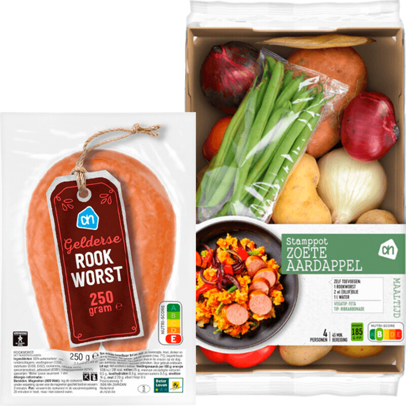 Een afbeelding van AH Zoete Aardappel Stamppot Verspakket
