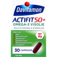 Een afbeelding van Davitamon Actifit omega-3 50+