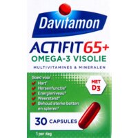 Een afbeelding van Davitamon Actifit omega-3 65+