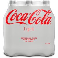 Een afbeelding van Coca-Cola Light 6-pack bel