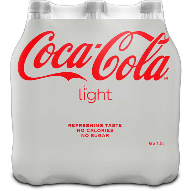 Een afbeelding van Coca-Cola Light 6-pack bel