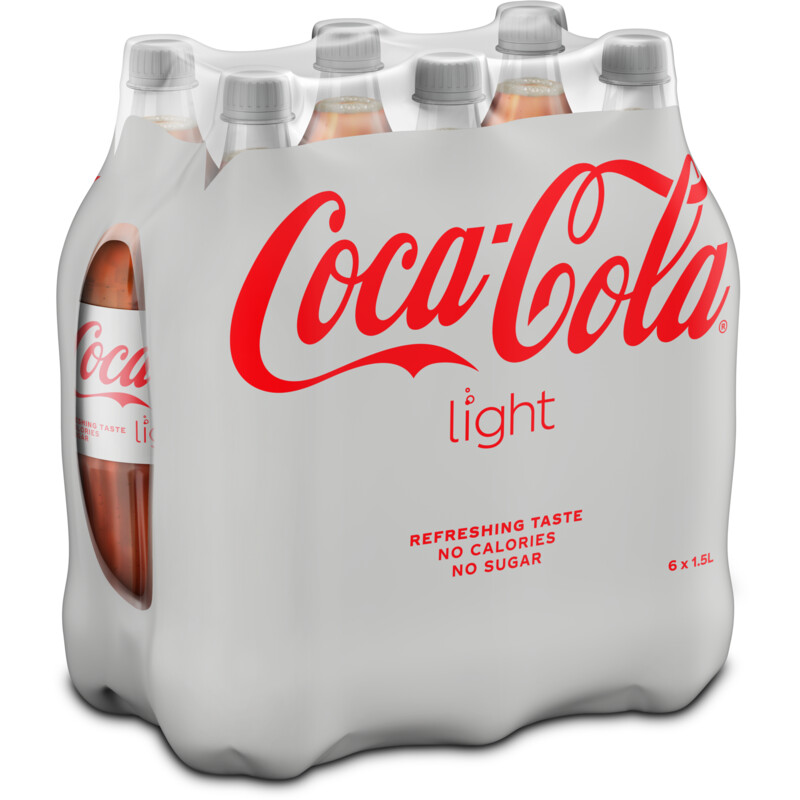 Een afbeelding van Coca-Cola Light 6-pack bel