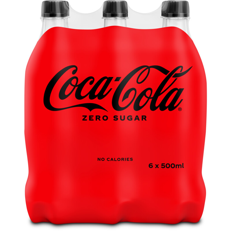Een afbeelding van Coca-Cola Zero 6 pack Bel