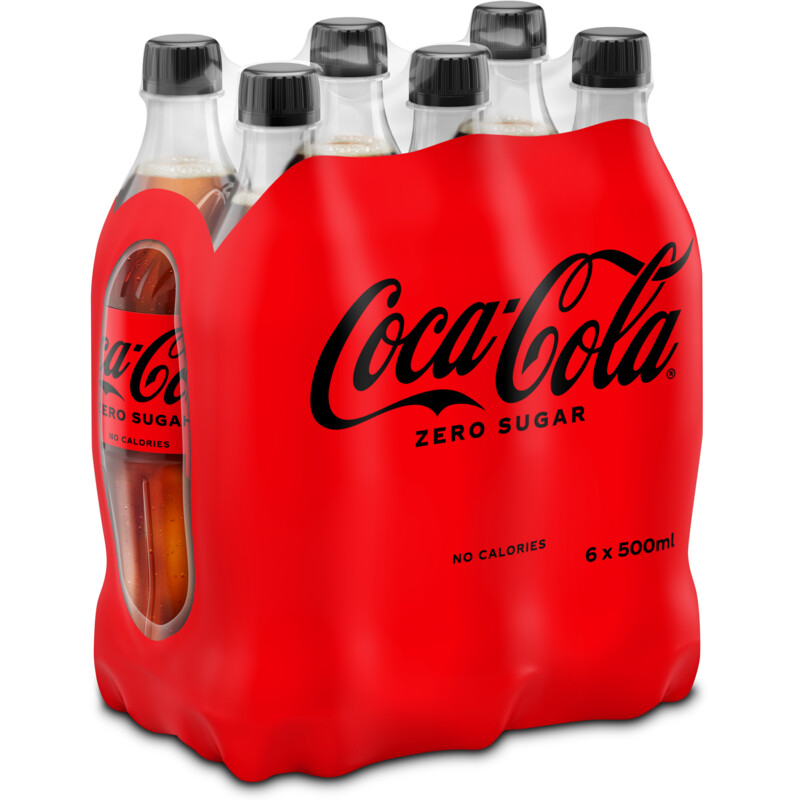 Een afbeelding van Coca-Cola Zero sugar 6-pack bel