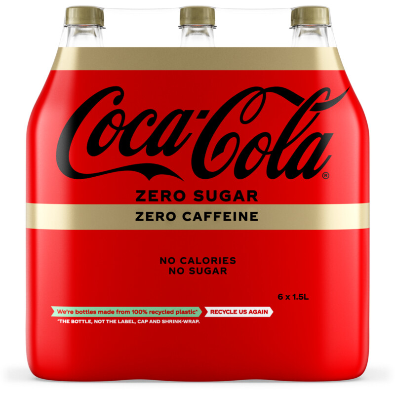 Een afbeelding van Coca-Cola Zero no cafeine 6-pack bel