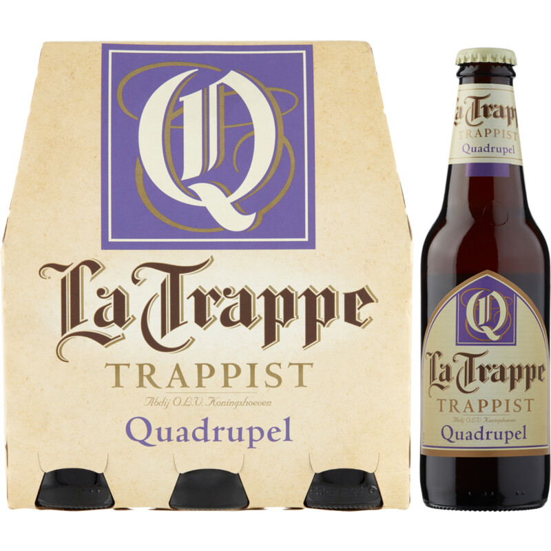 Een afbeelding van La Trappe Trappist quadrupel 6-pack