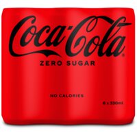 Een afbeelding van Coca-Cola Zero blik 6-pack BEL
