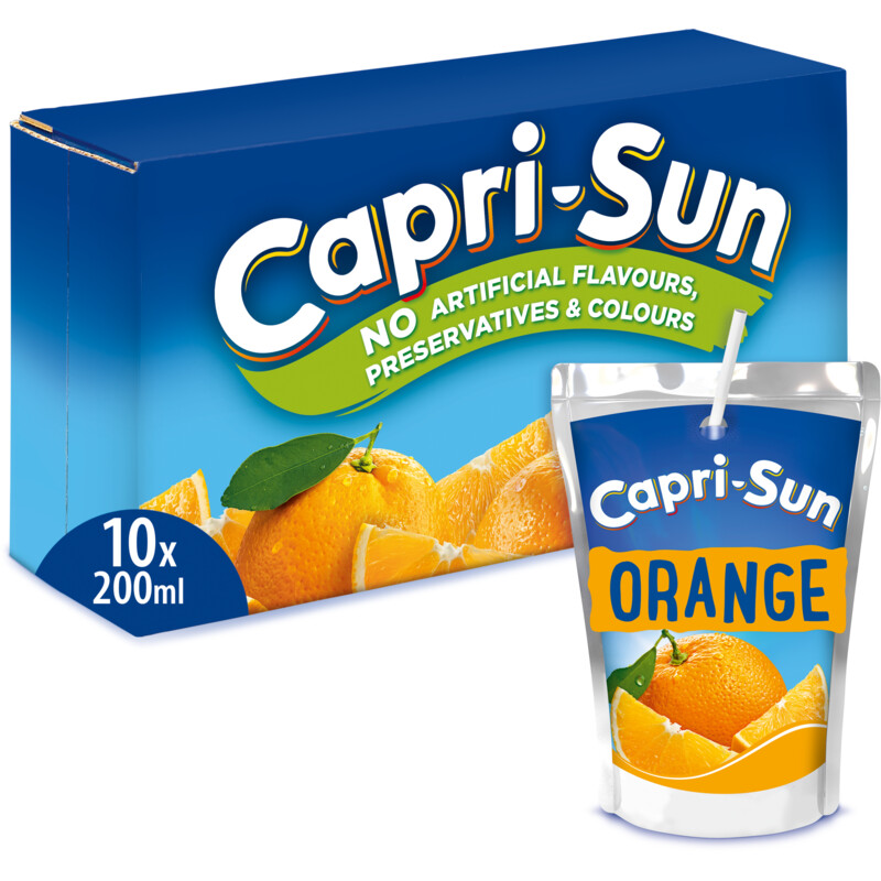Een afbeelding van Capri-Sun Orange 10-paqck