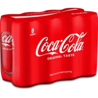 Een afbeelding van Coca-Cola Original taste 8-pack bel