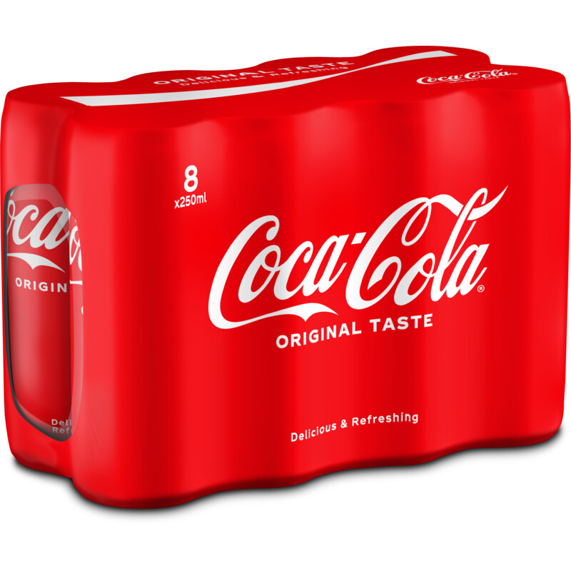 Een afbeelding van Coca-Cola Original taste 8-pack bel