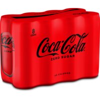 Een afbeelding van Coca-Cola Zero sugar 8-pack bel