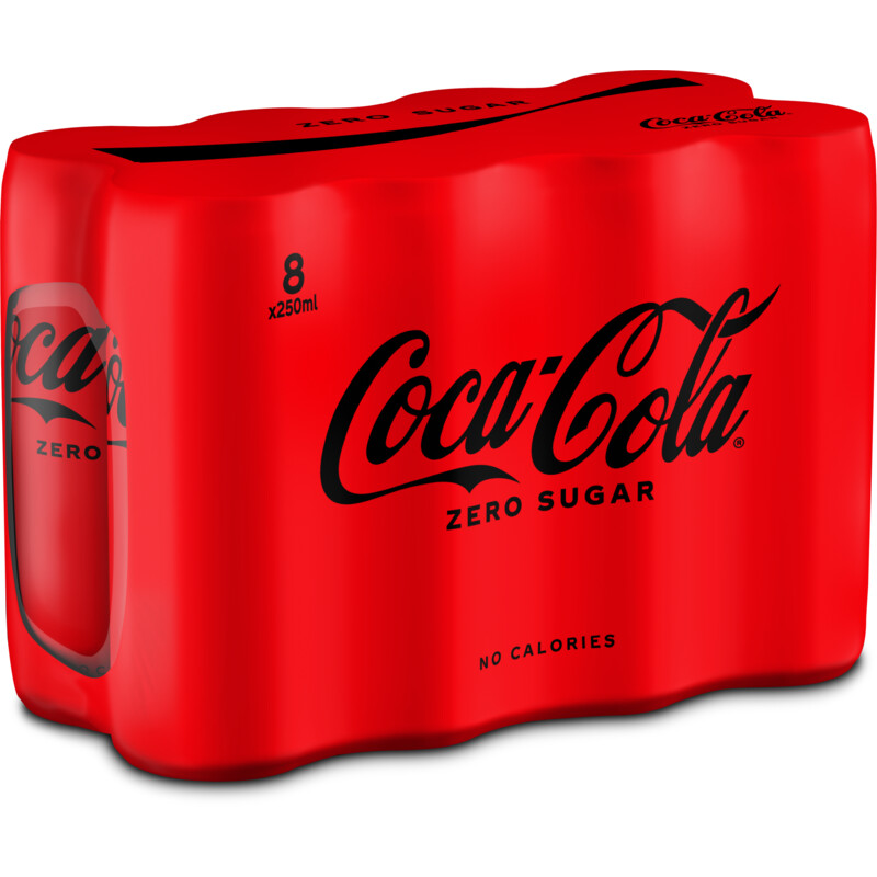 Een afbeelding van Coca-Cola Zero sugar 8-pack bel