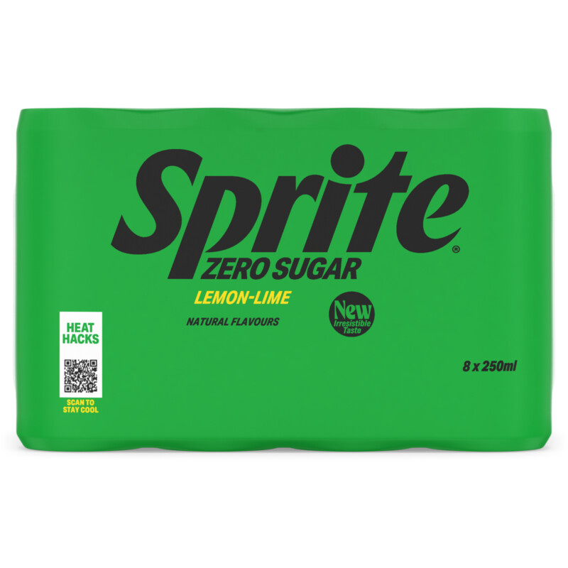 Een afbeelding van Sprite Lemon lime zero sugar 8-pack bel