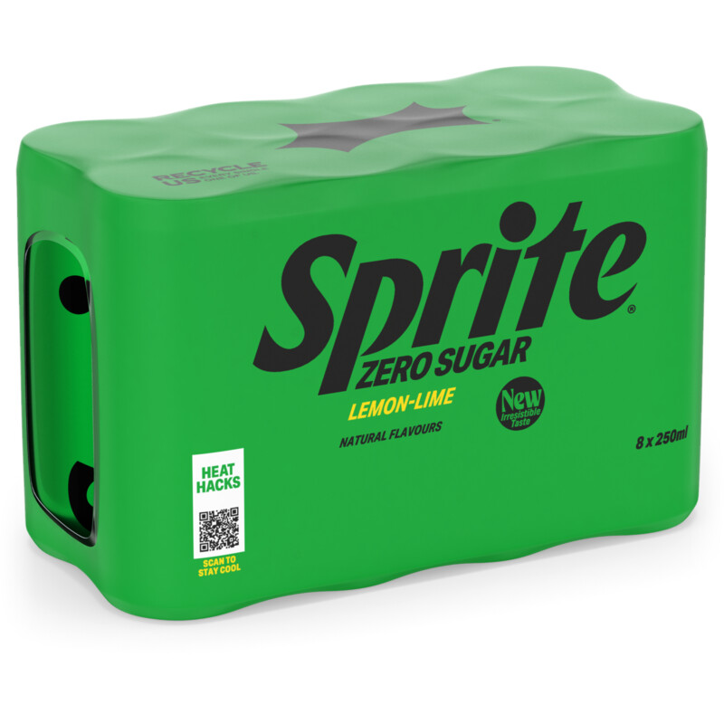 Een afbeelding van Sprite Lemon lime zero sugar 8-pack bel