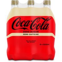 Een afbeelding van Coca-Cola zero caff free 6x0.5L BEL