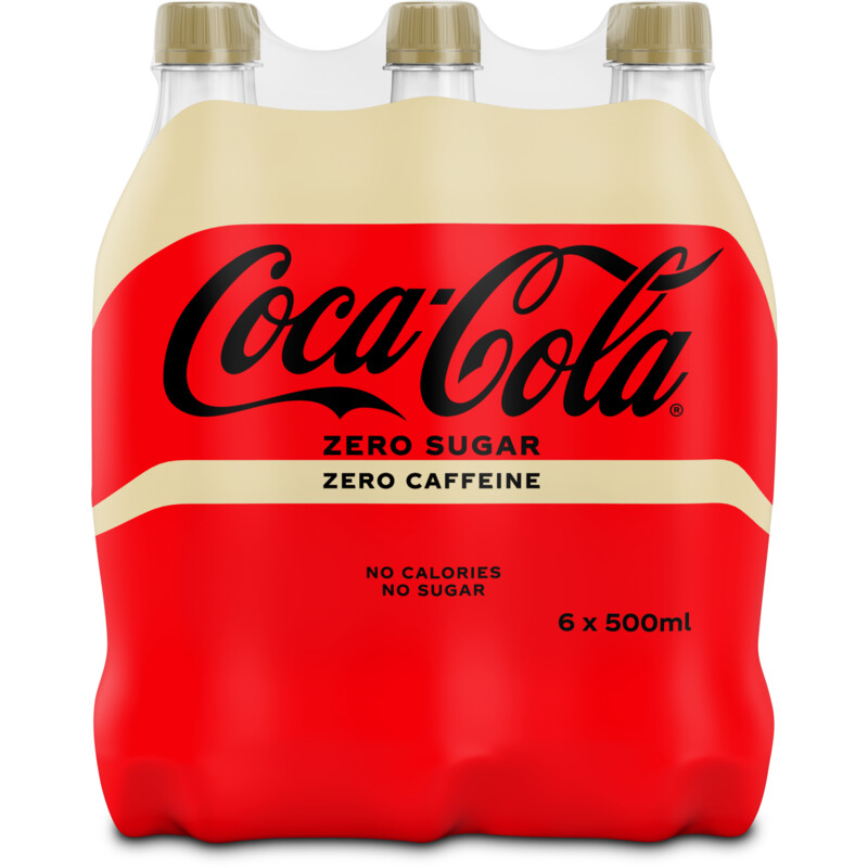 Een afbeelding van Coca-Cola zero caff free 6x0.5L BEL