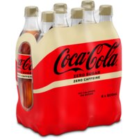 Een afbeelding van Coca-Cola zero caff free 6x0.5L BEL