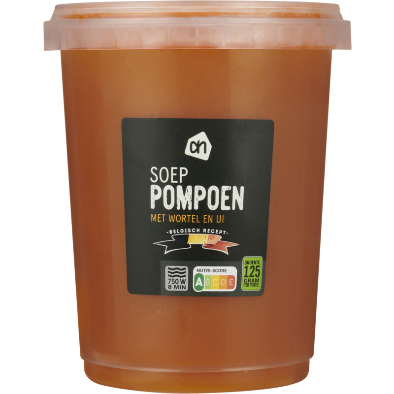 Een afbeelding van AH Pompoensoep bel