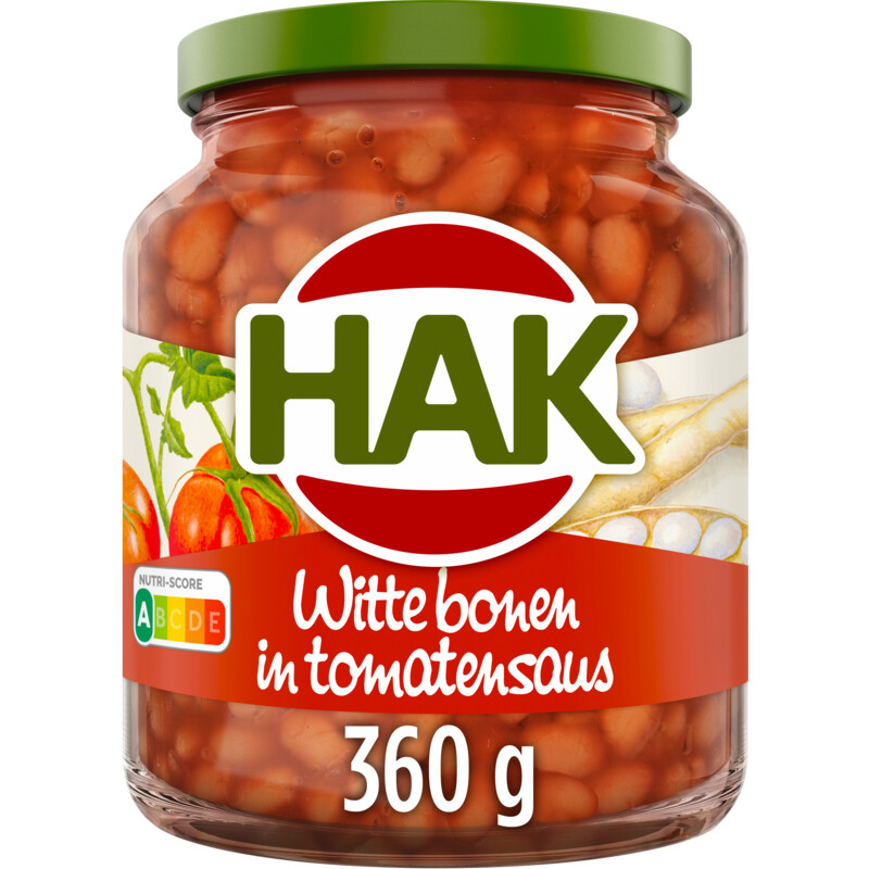 Een afbeelding van Hak Witte bonen in tomatensaus