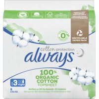 Een afbeelding van Always Maandverband organic cotton night