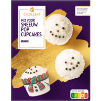 Een afbeelding van AH Excellent Mix voor sneeuwpop cupcakes