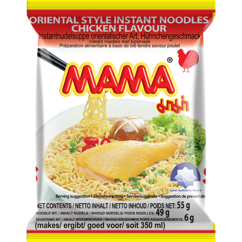 Een afbeelding van Mama Instant noodles kip
