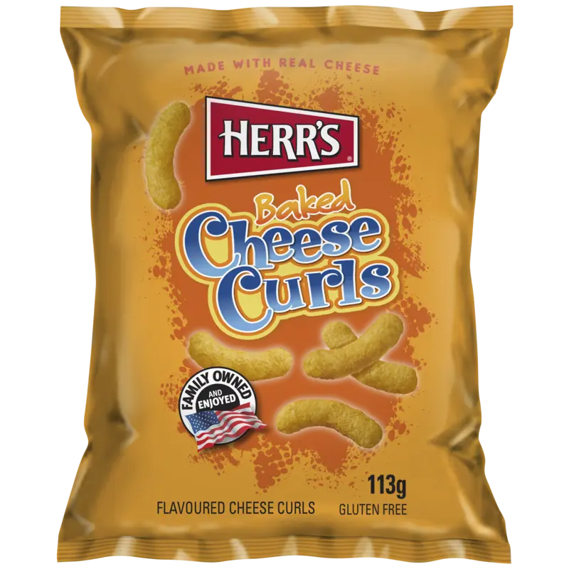 Baked cheese curls