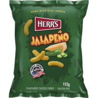 Een afbeelding van Herr's Jalapeño flavored cheese curls