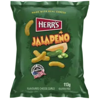 Herr's Jalapeño flavored cheese curls