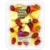 Een afbeelding van AH Verse ananas, mango, appel en druif