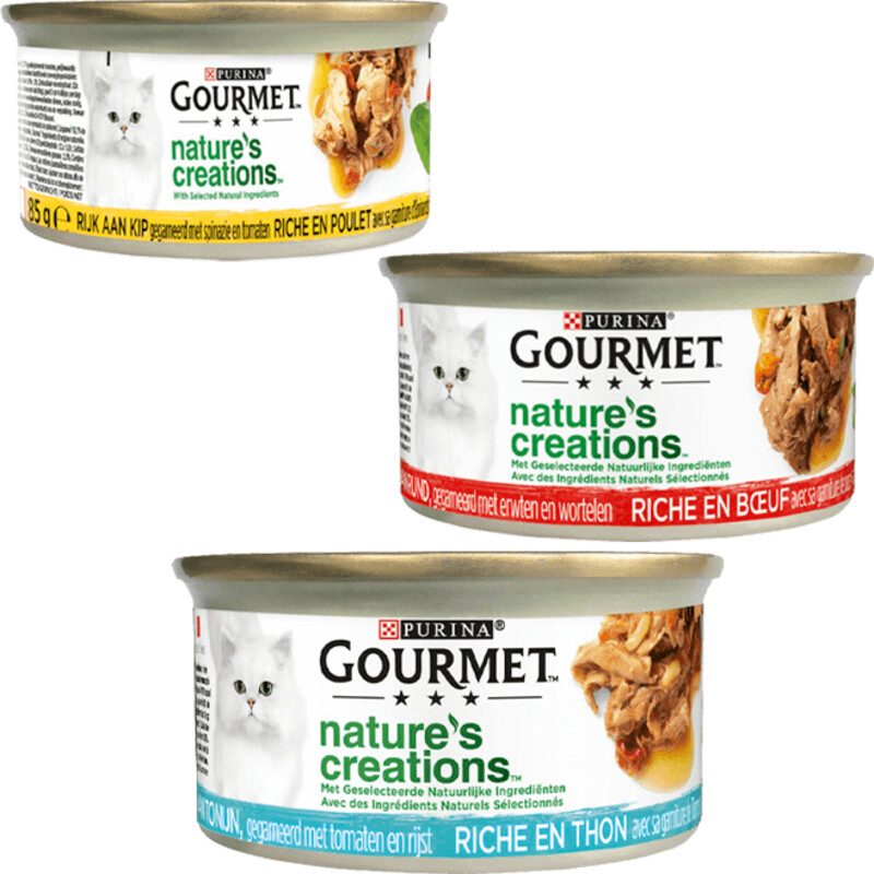 Een afbeelding van Gourmet Nature's Creations Trio Pakket