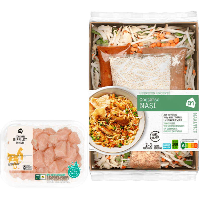 Een afbeelding van AH Gesneden Nasi Verspakket