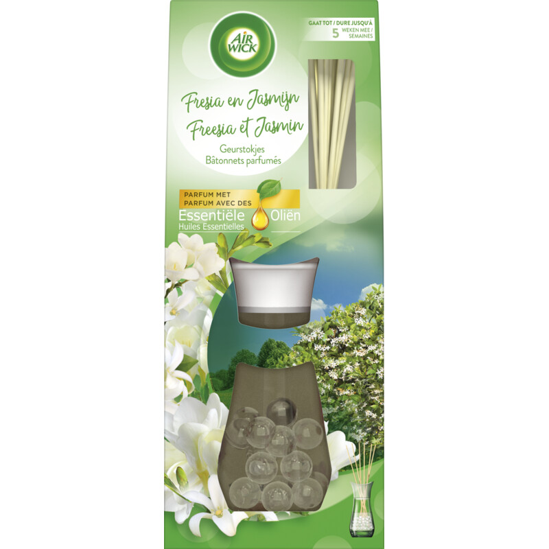 Een afbeelding van Air Wick Geurstokjes fresia en jasmijn
