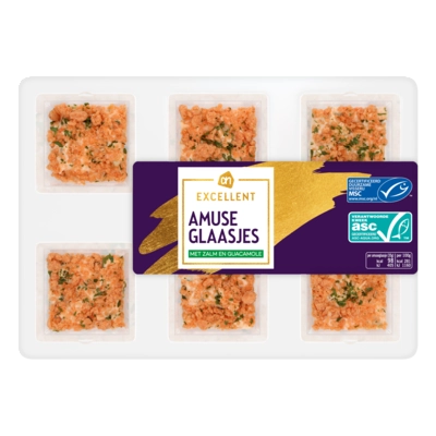pdp-image-AH Excellent Amuseglaasjes met zalm en guacamole