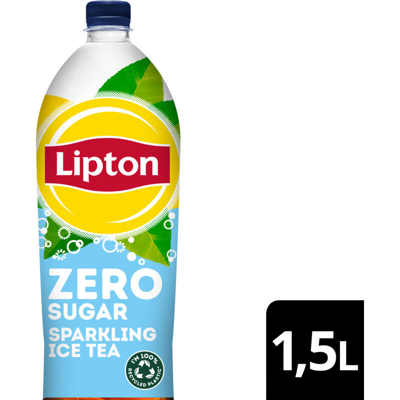 Een afbeelding van Lipton Ice tea original sparkling zero sugar