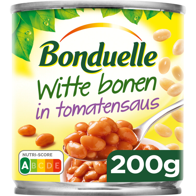 Een afbeelding van Bonduelle Witte bonen in tomatensaus