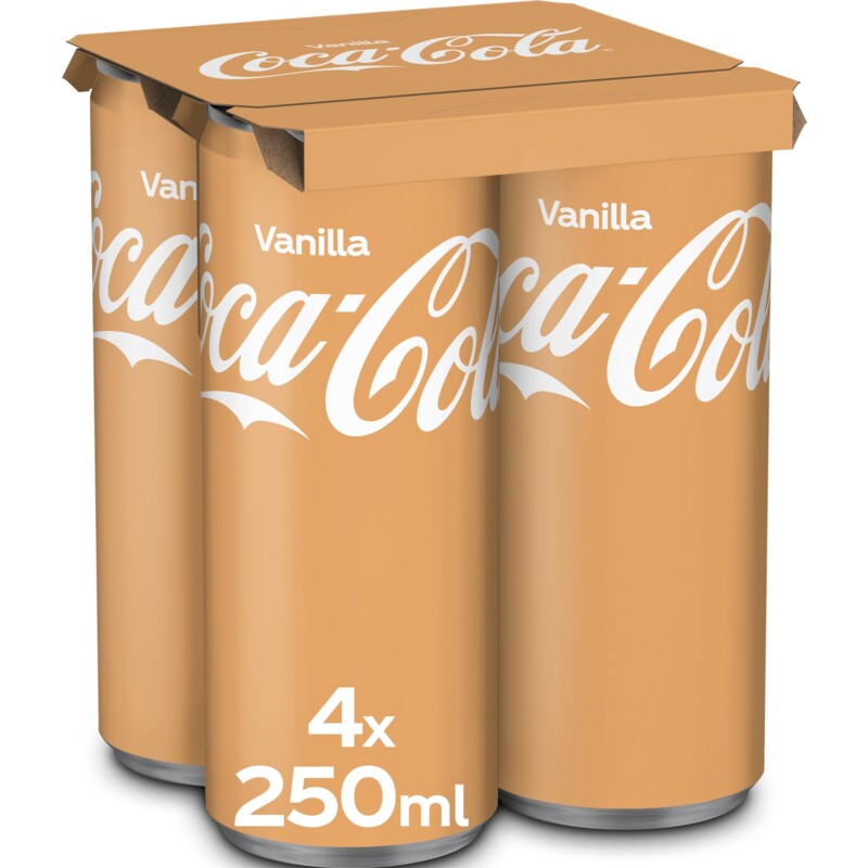 Een afbeelding van Coca-Cola Vanilla 4-pack