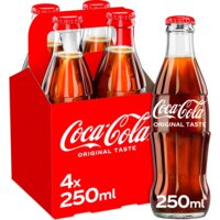 Een afbeelding van Coca-Cola Regular 4-pack