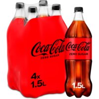 Een afbeelding van Coca-Cola Zero sugar 4-pack
