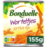 Een afbeelding van Bonduelle Worteltjes extra fijn