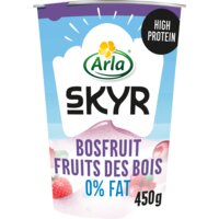 Een afbeelding van Arla Skyr bosfruit yoghurt 0% fat