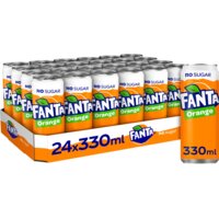 Een afbeelding van Fanta Orange zero sugar tray