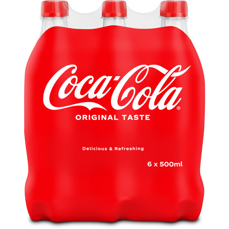 Een afbeelding van Coca-Cola Regular 6 pack  Bel