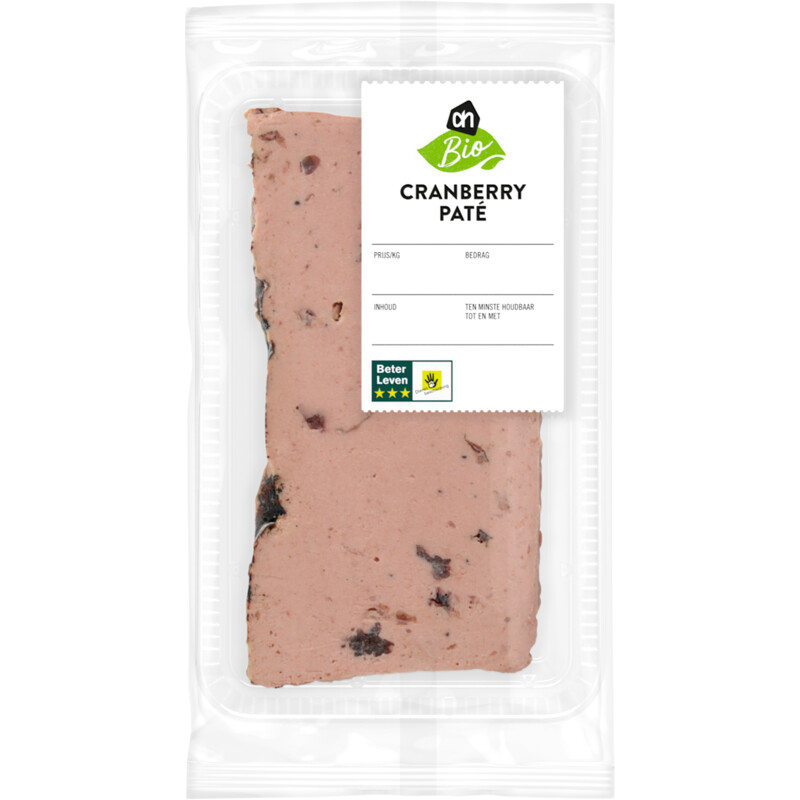 Een afbeelding van AH Biologisch Cranberry paté